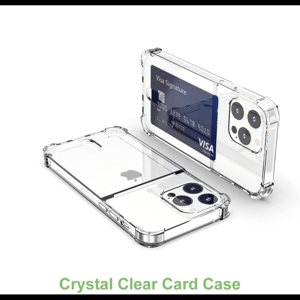 iPhone 13 Pro card case (clear)
